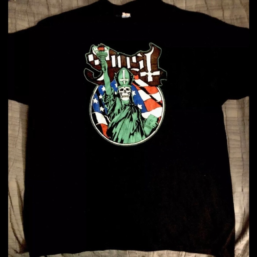 GHOST 2016 Black To The Future Concert Tour TShirt Mens sz XXL Metal Music NEW